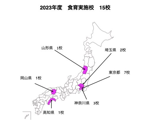 2023食育実施校図